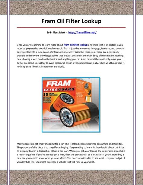 FRAM Drive™. Cabin Filter. FRAM Drive™ engine air filter prevents damaging road dust and dirt particles from entering your engine. Replacing your engine air filter every 12 months can help improve acceleration and optimizes overall engine efficiency. 